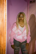 PINK STAR HOODIE
