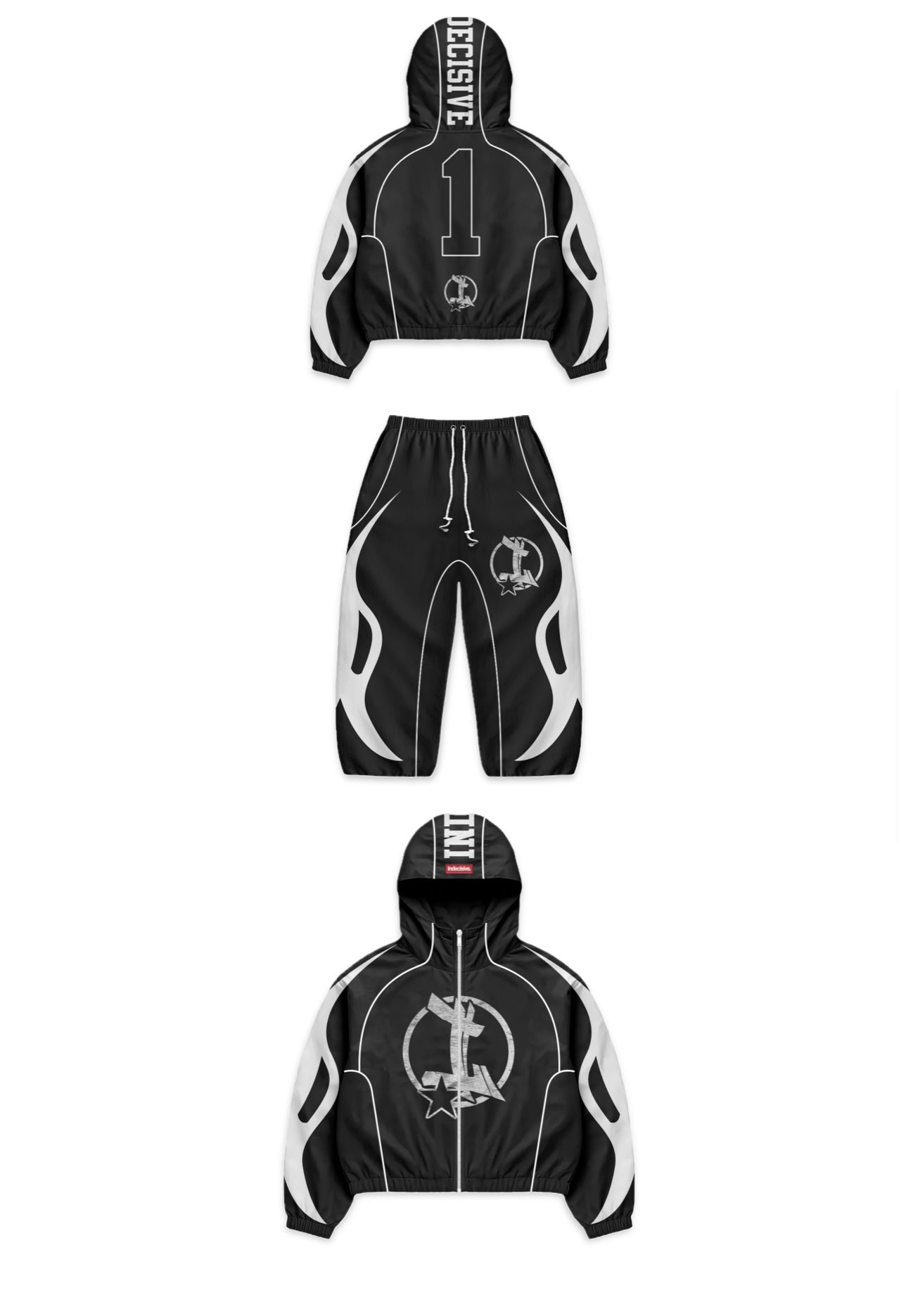 Black Uno Tracksuit